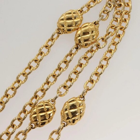 CHANEL Chain Belt metal Gold CC Auth bs25545 main image 5
